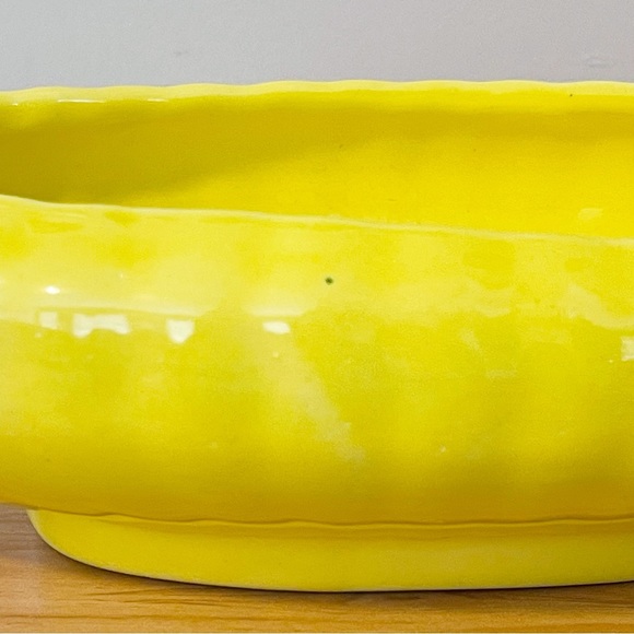 Vintage 50s | Frank Moreno | MCM Lemon Yellow Planter - Picture 6 of 14